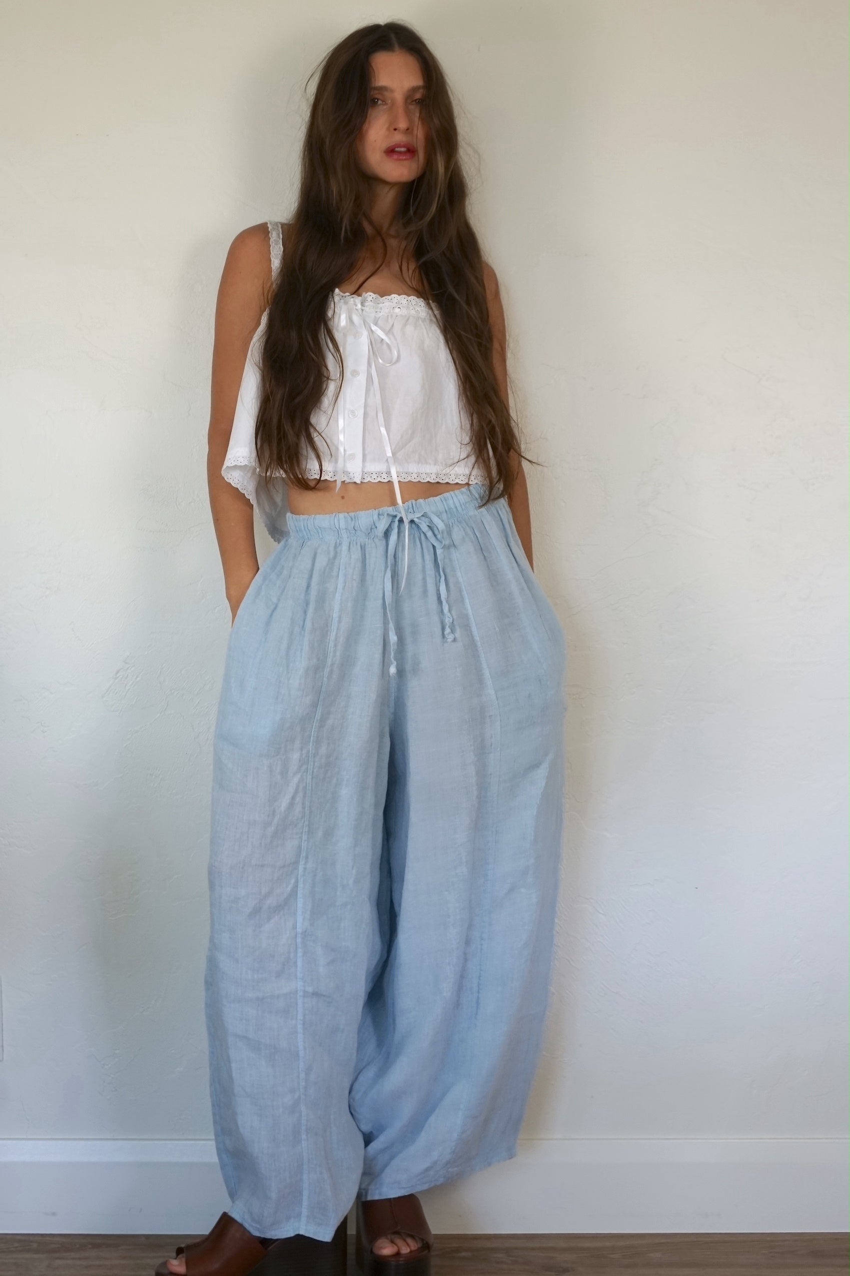Chloe Pant - sky – Shop Shani