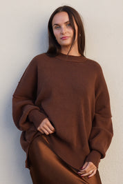 Chunky knit - Espresso