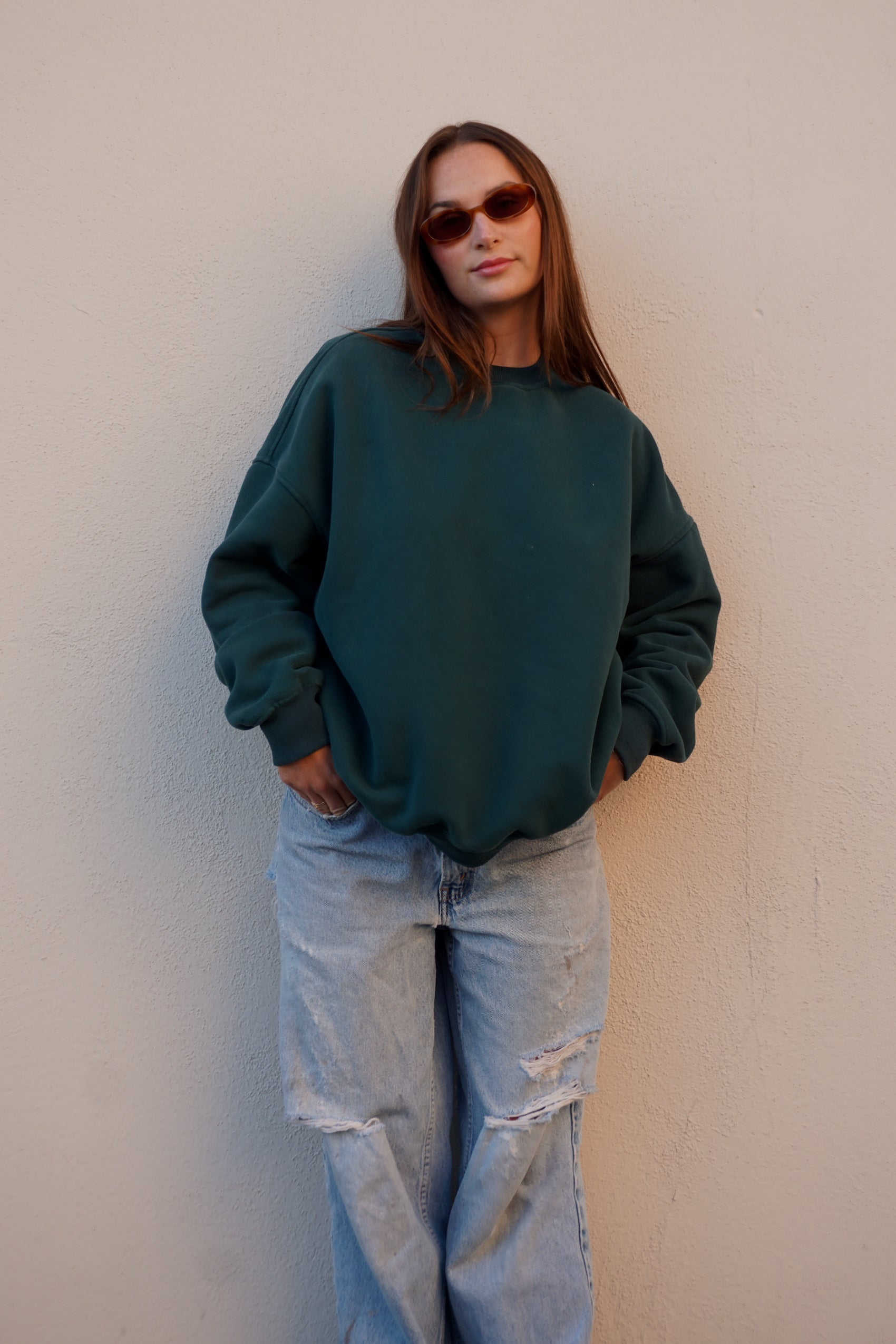 Boyfriend Sweatshirt - marine