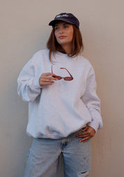 Boyfriend Sweatshirt - cloud