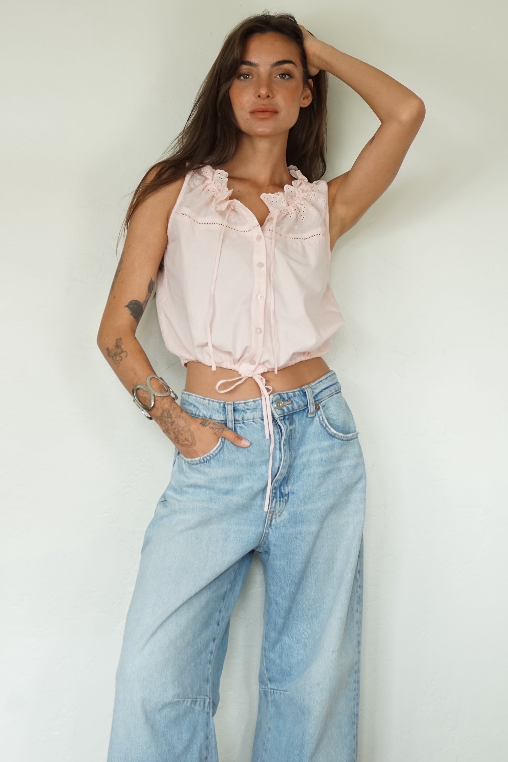 Daisy Blouse - peony