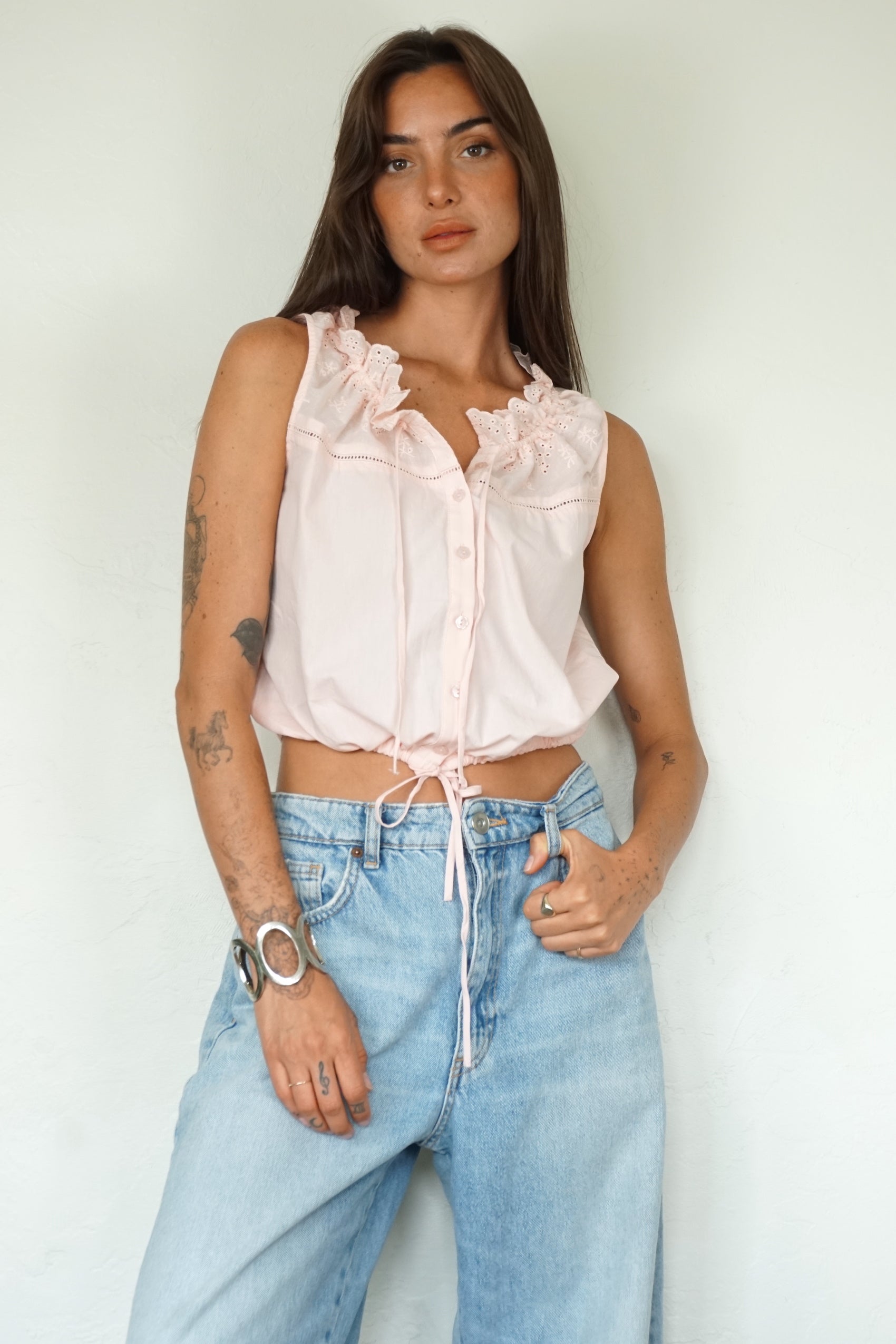 Daisy Blouse - peony