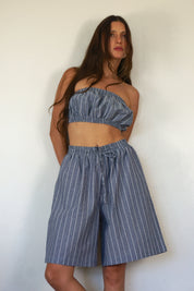 Bermuda Short - Pinstripe