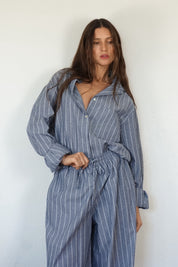 Button Up - pinstripe