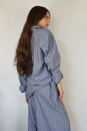 Button Up - pinstripe
