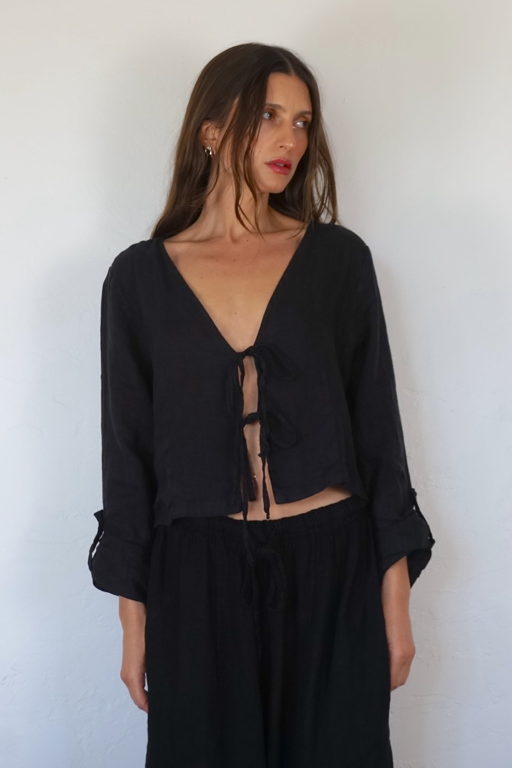 Isla top - black
