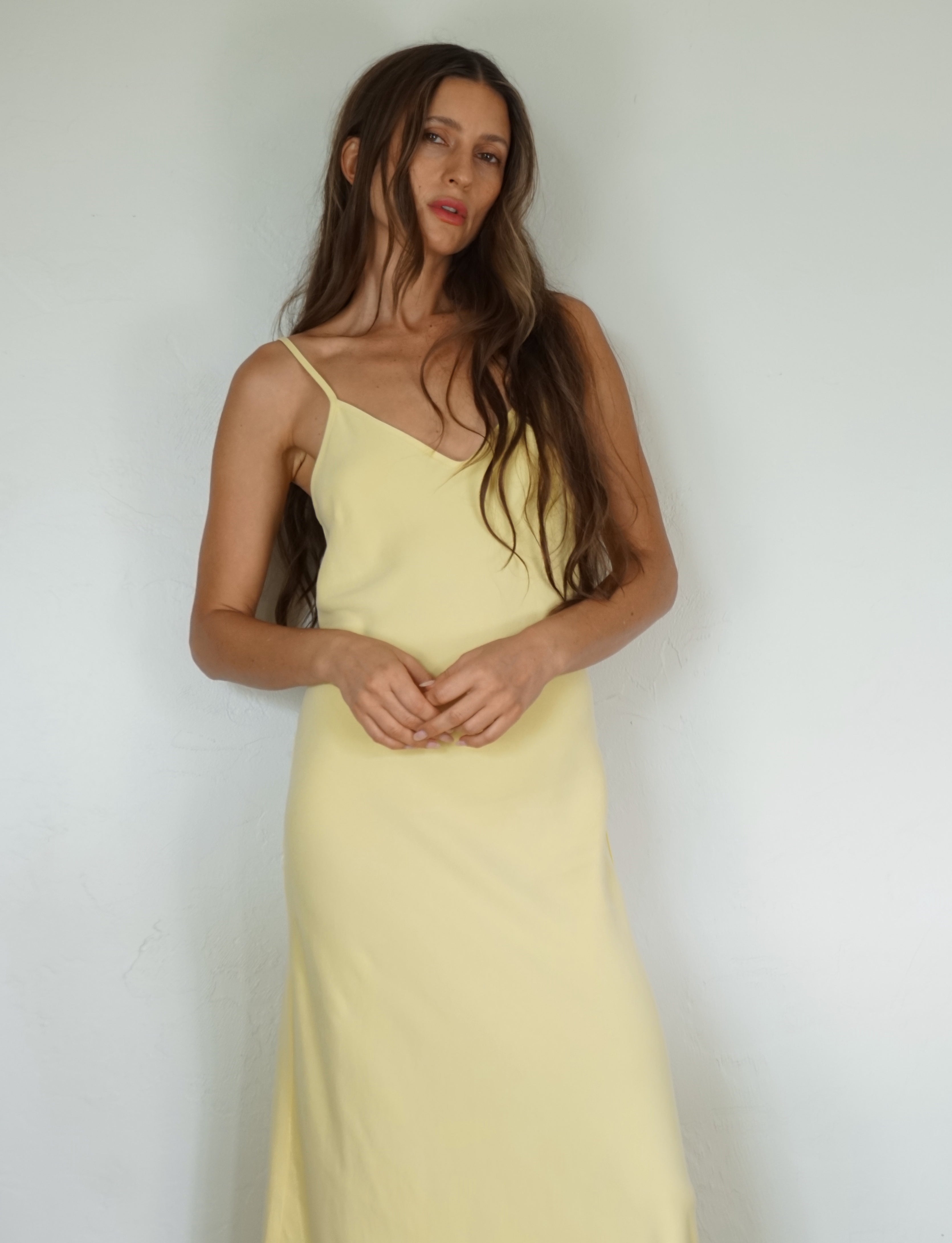 Leo Slip Dress - Butter