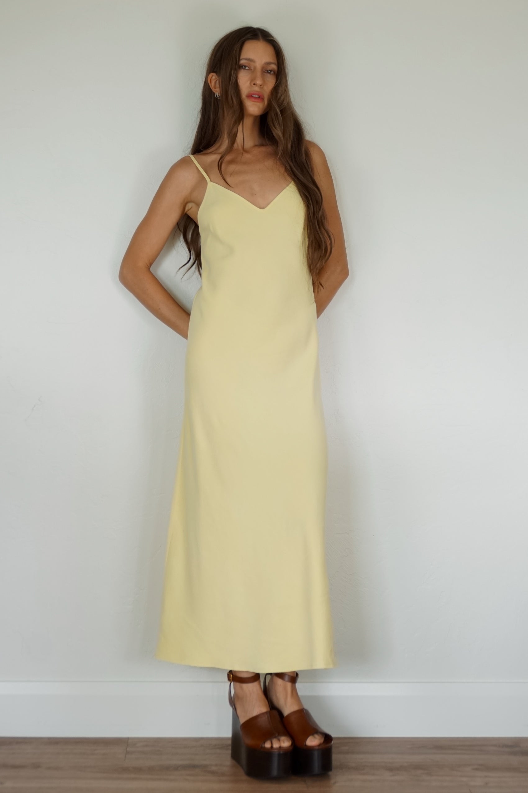 Leo Slip Dress - Butter