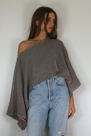 Asana top - taupe