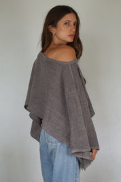 Asana top - taupe