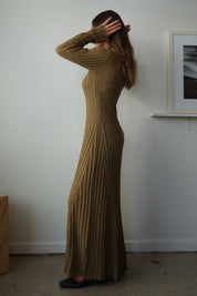 Knit maxi - moss