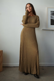 Knit maxi - moss
