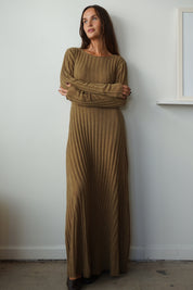 Knit maxi - moss