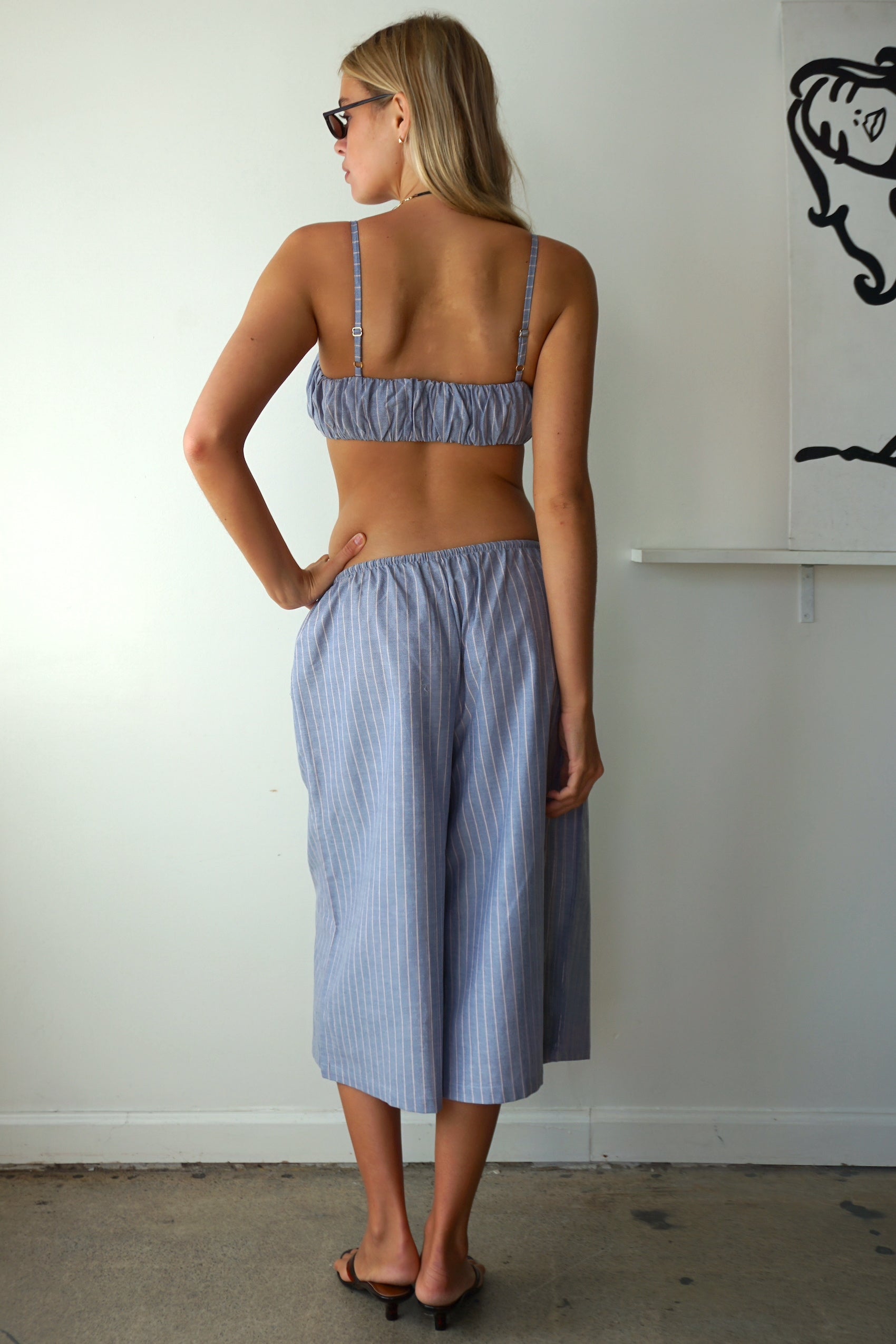 Tropez top - oxford stripe