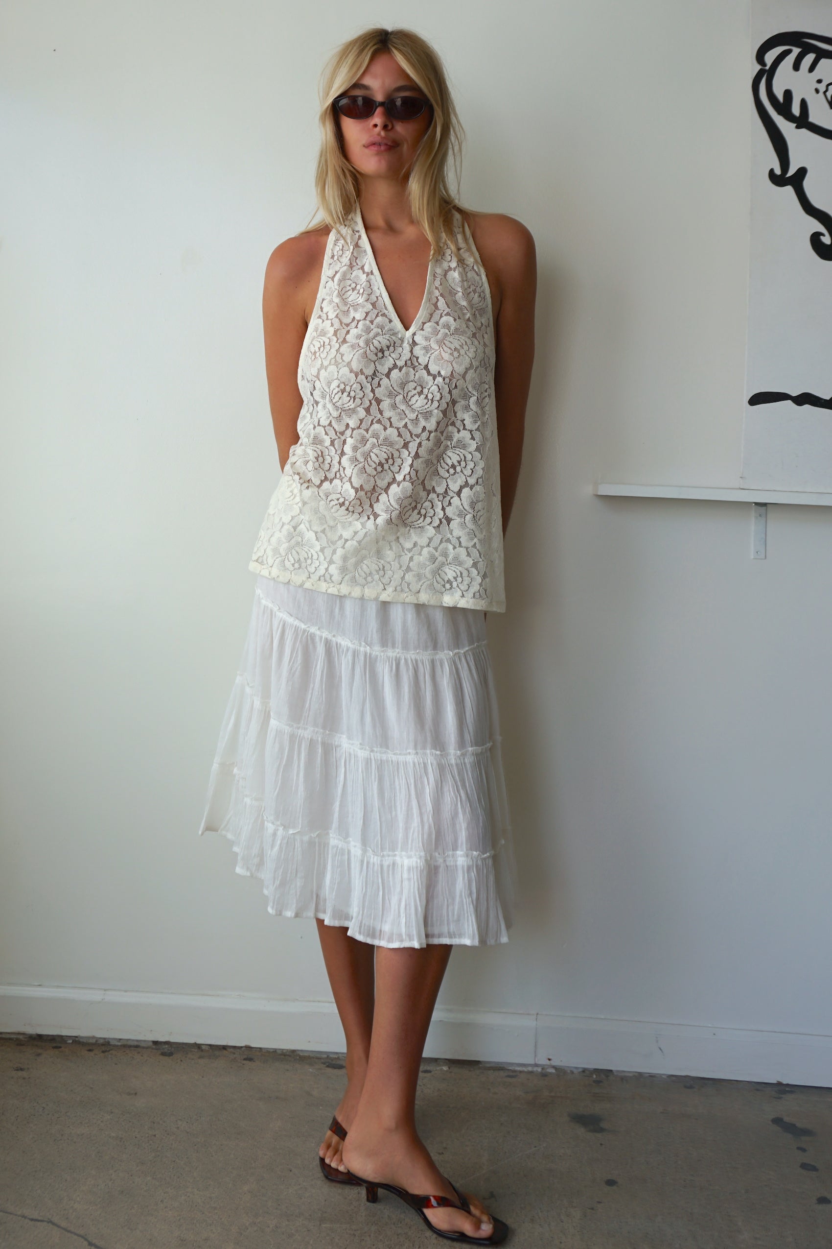 Halter top - lace