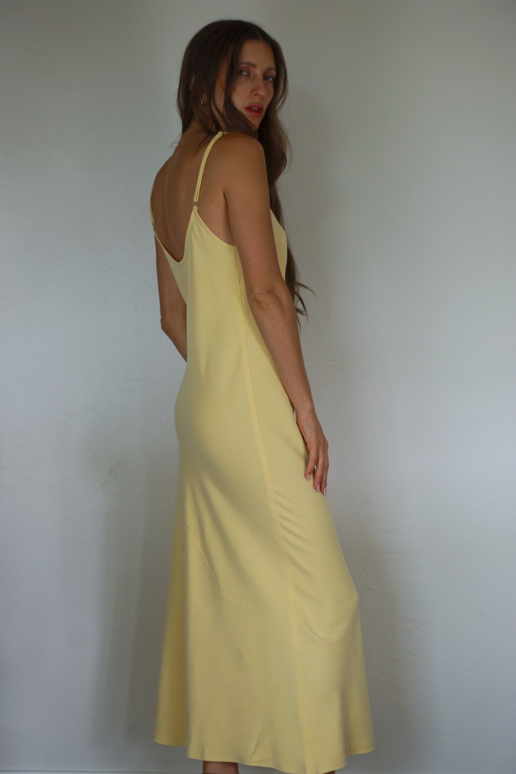 Leo Slip Dress - Butter